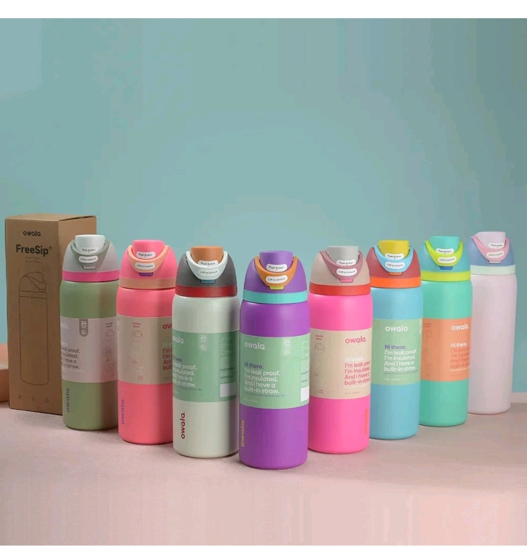 Owala FreeSip 32oz Coral Pink Insulated Water Bottle