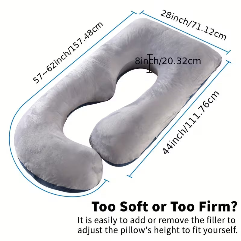Huggable - U Shaped Maternity Body Pillow