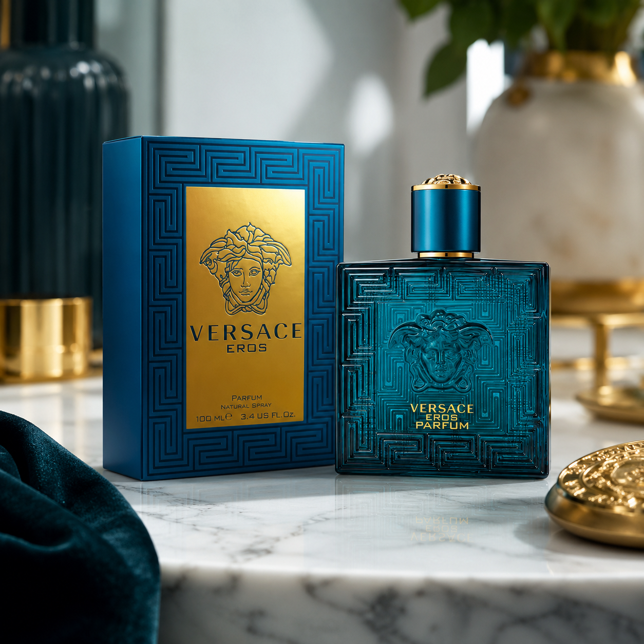 Versace Eros Men's Eau de Parfum - 3.4oz