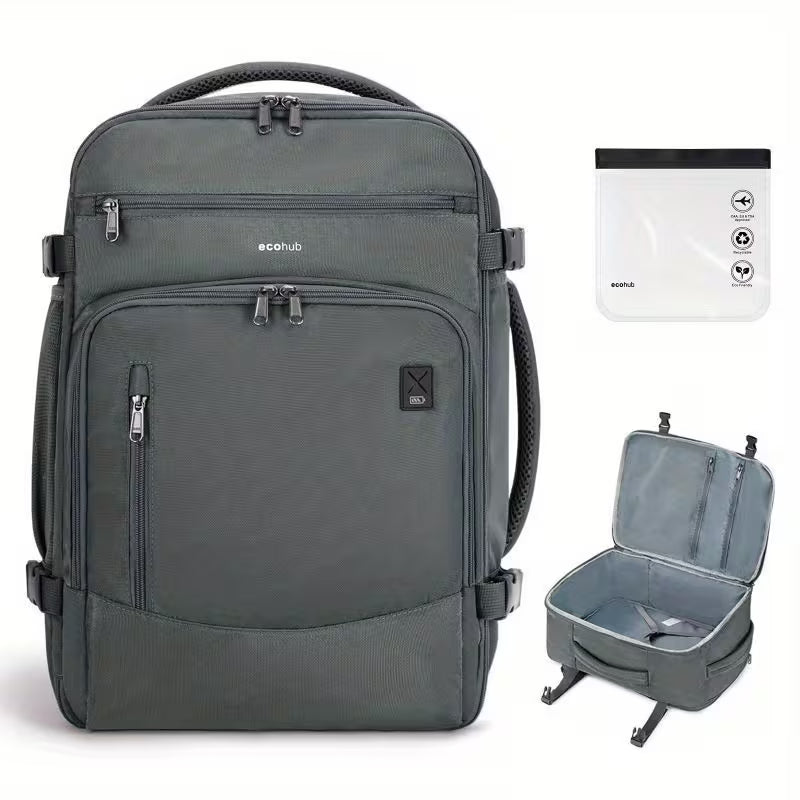 30L Travel Backpack with USB & Anti-Theft Pocket