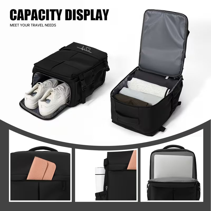 Personal Item Travel Backpack – Lightweight Underseat Carry-