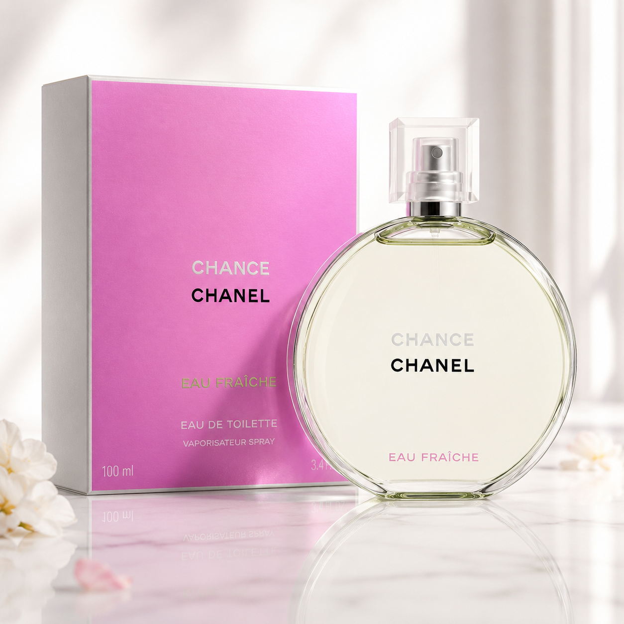 CHANEL CHANCE Eau De Toilette Spray EDT 3.4 oz / 100 ml, NEW, SEALED by CHANEL