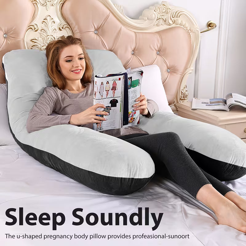 Cooling Pregnancy Body Pillow – Full Body Support Pillow for Pregnant Women