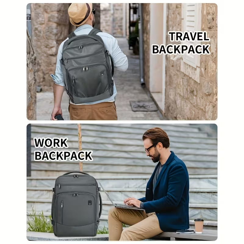 30L Travel Backpack with USB & Anti-Theft Pocket