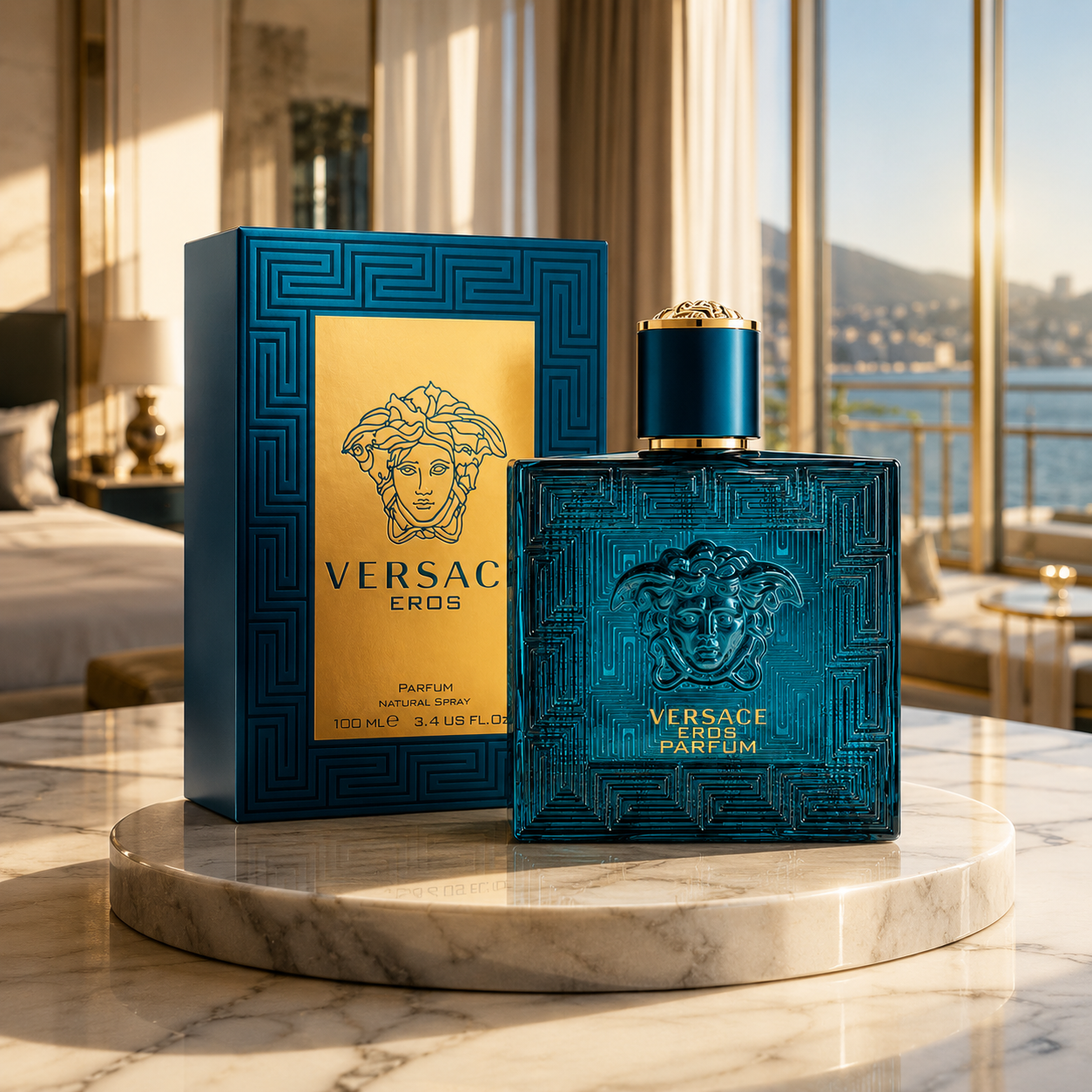 Versace Eros Men's Eau de Parfum - 3.4oz