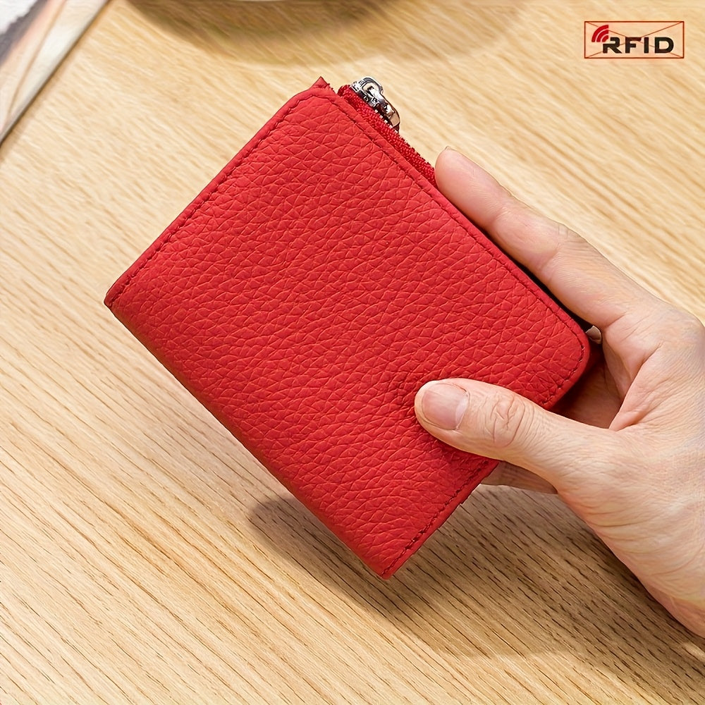 RFID Blocking Leather Wallet for Men