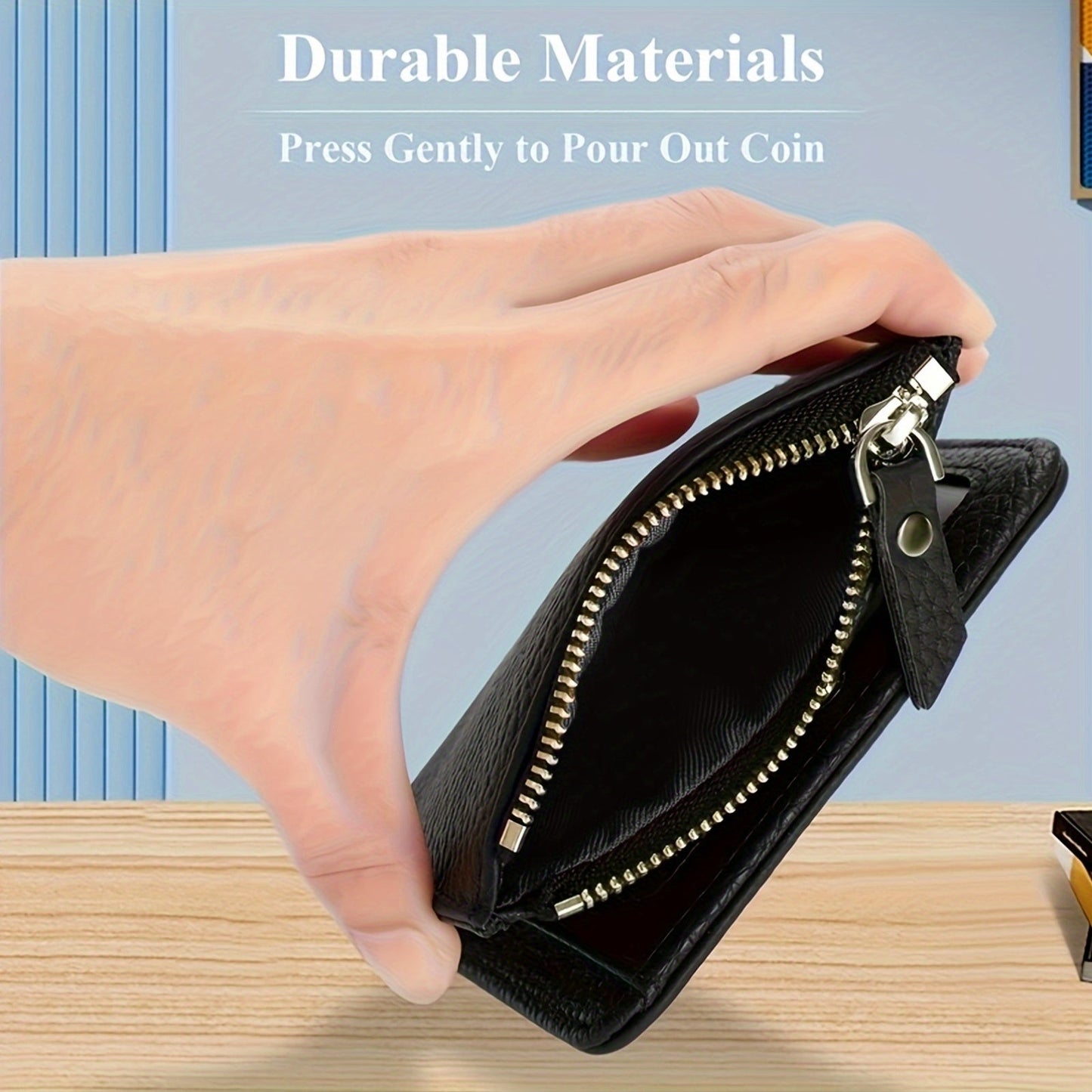 RFID Blocking Leather Wallet for Men
