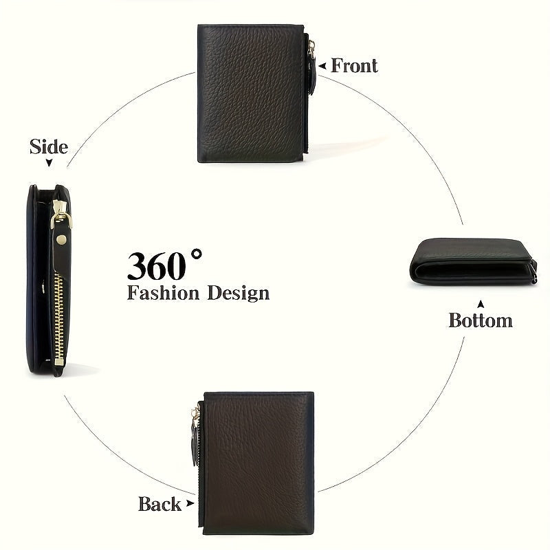 RFID Blocking Leather Wallet for Men