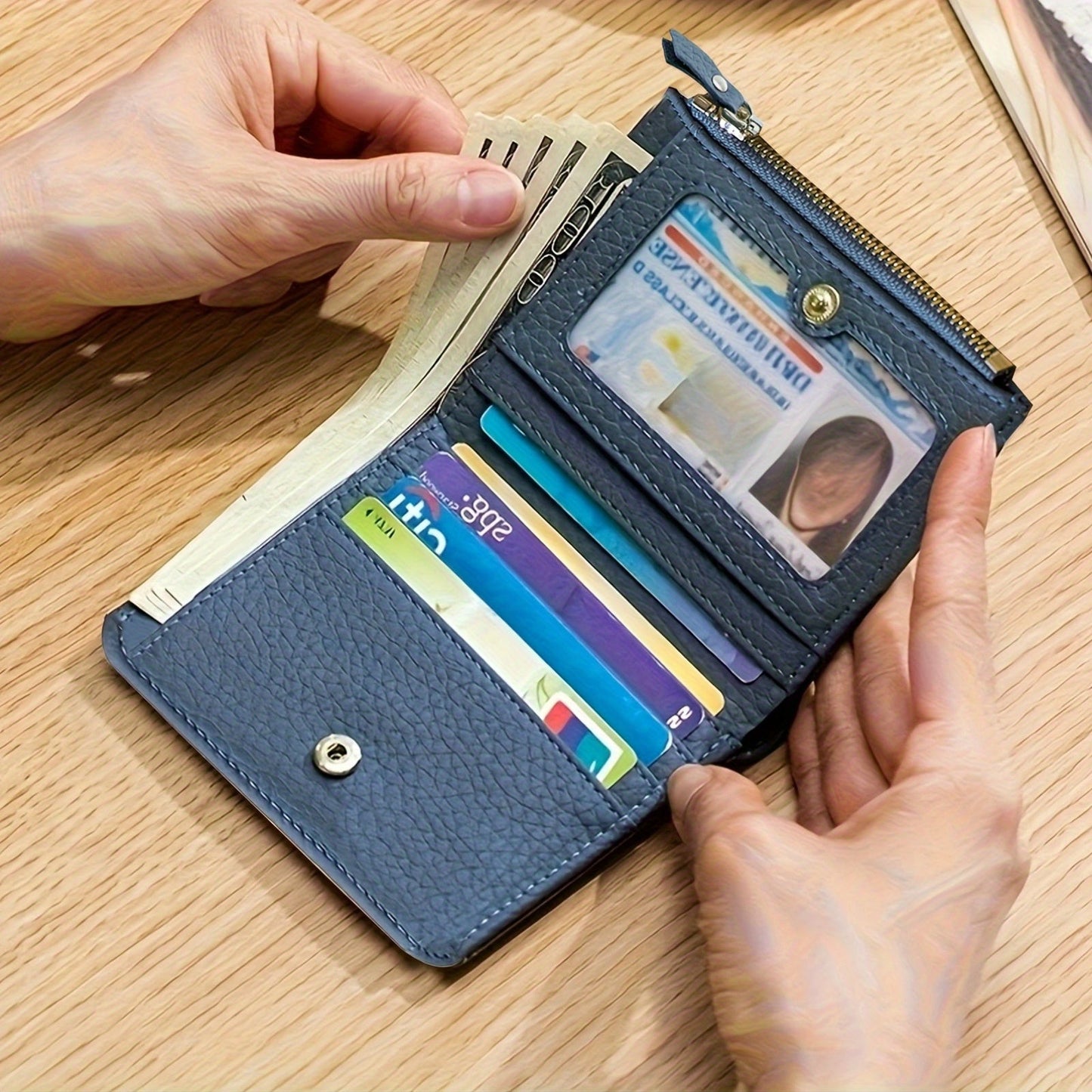 RFID Blocking Leather Wallet for Men