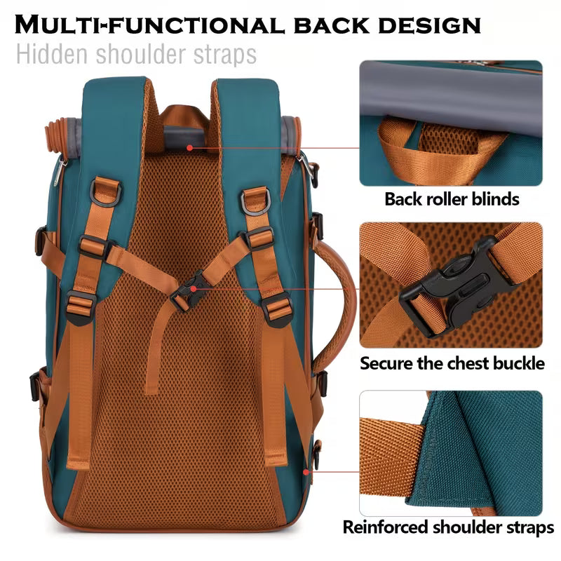 30L Multi-Functional Hiking Backpack – Large Capacity Outdoor Travel Bag