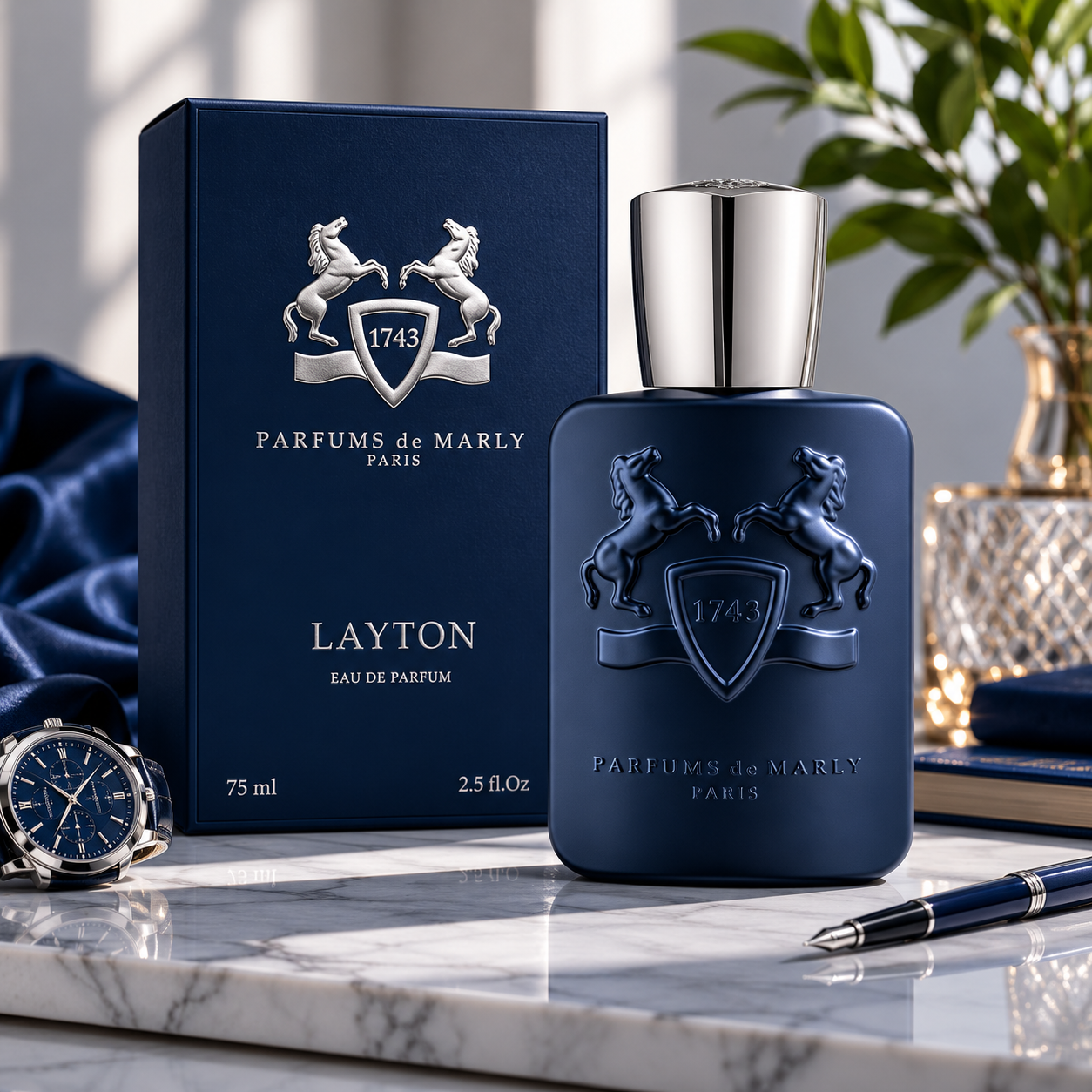 Parfums de Marly Layton 2.5 oz/ 75 ml Excellent condition Authentic