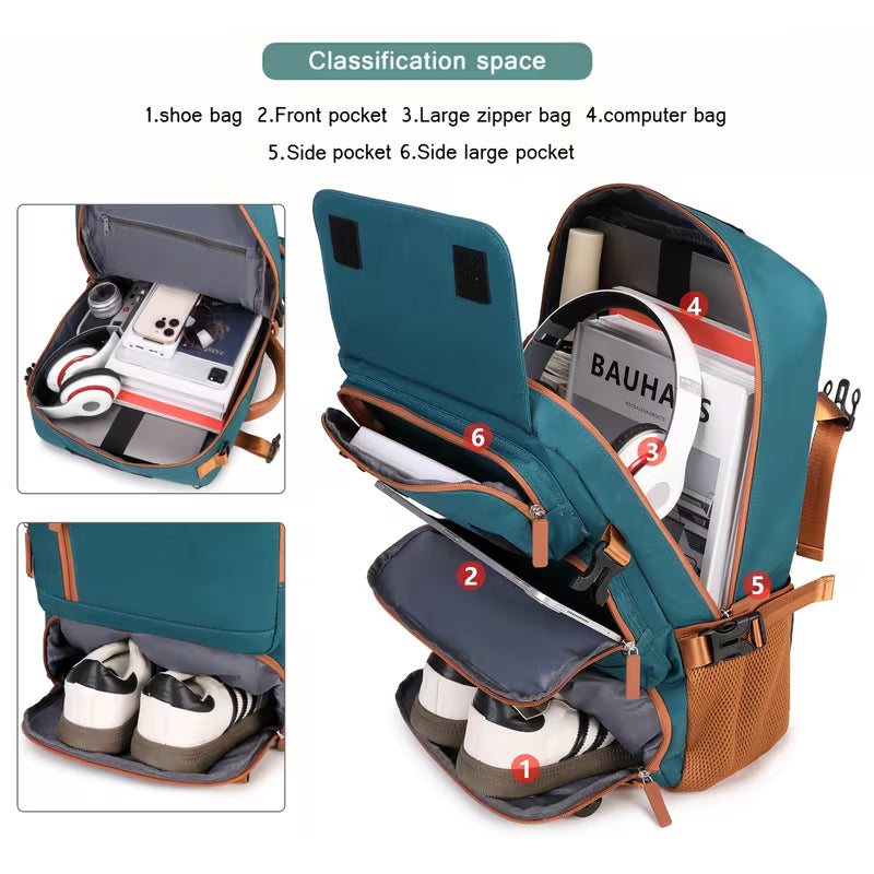 30L Multi-Functional Hiking Backpack – Large Capacity Outdoor Travel Bag