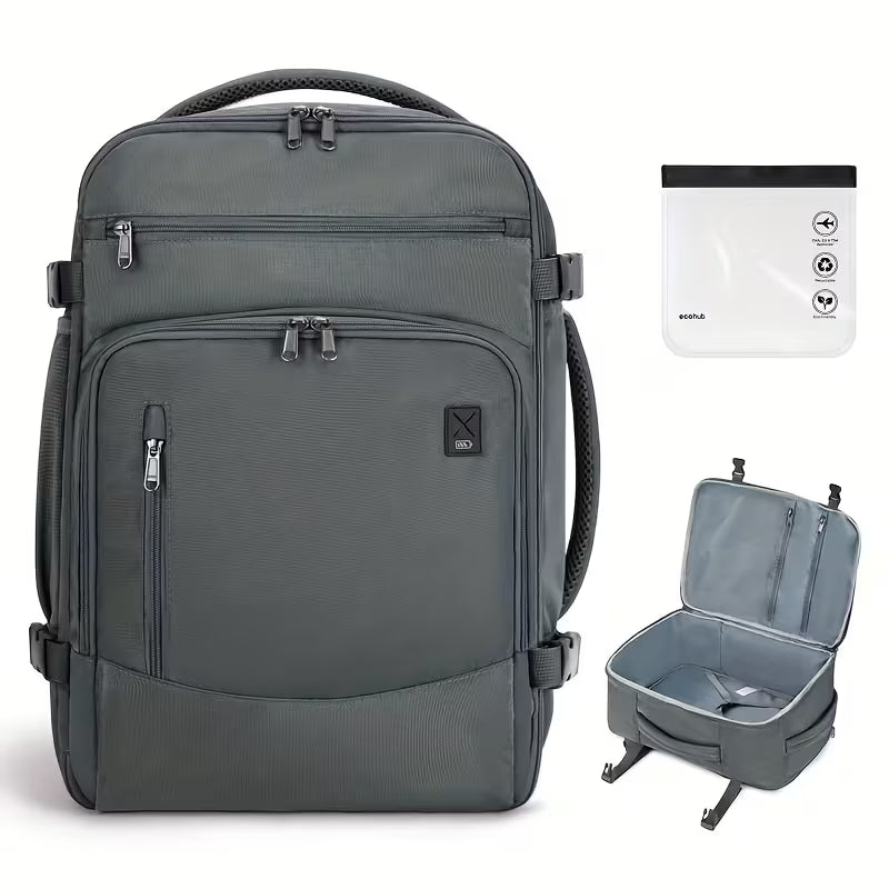 30L Travel Backpack with USB & Anti-Theft Pocket