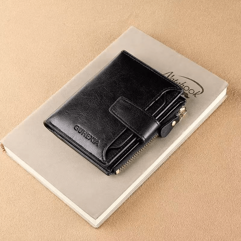 Men's Slim Magnetic Card Holder Wallet