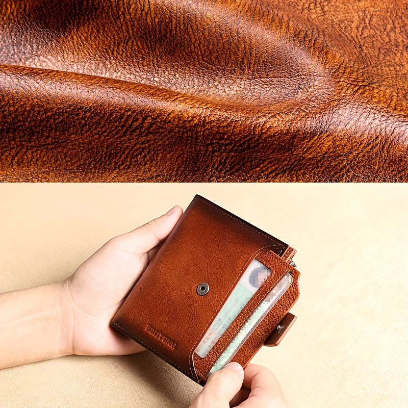 Men's Slim Magnetic Card Holder Wallet