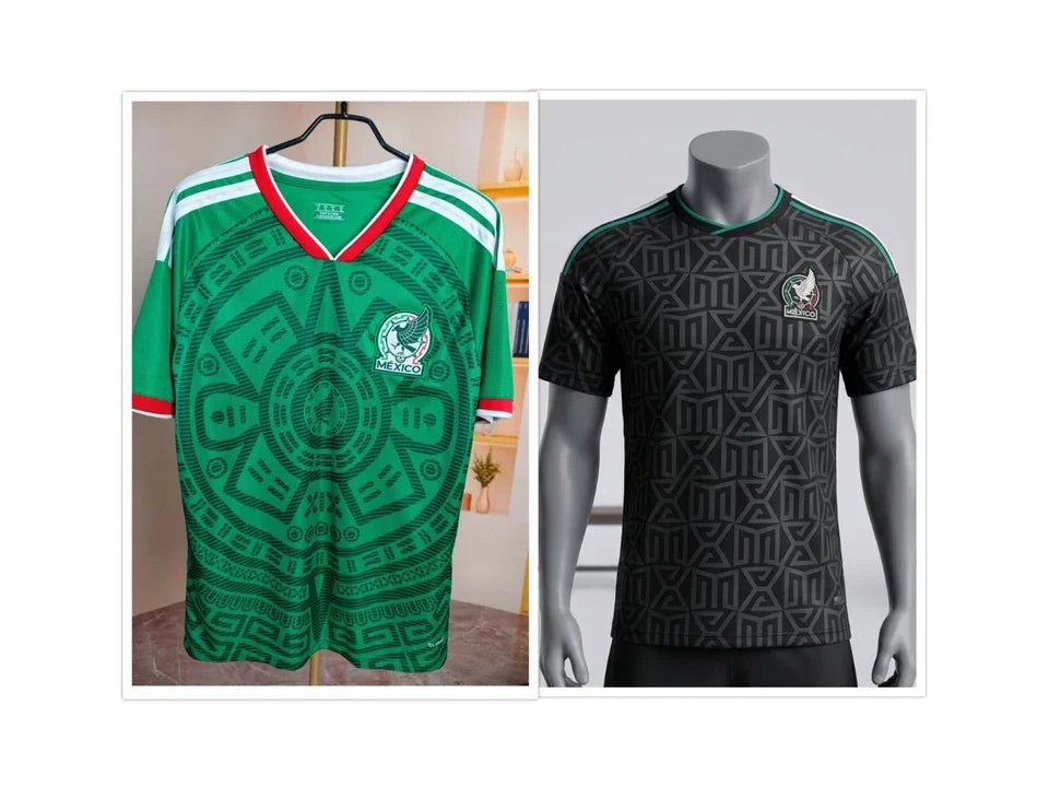 Mexico Soccer Jersey 2026 World Cup | Green & Black Fan Shirt